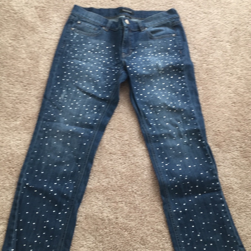 White House Black Market cropped jeans